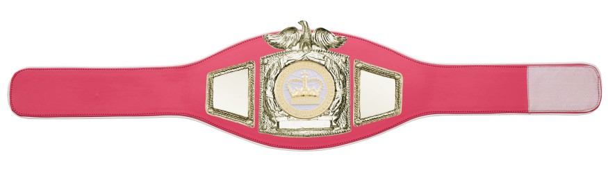 PROEAGLE BLACK CHAMPION CROWN CHAMPIONSHIP BELT - PROEAGLE/G/WHTGEM - AVAILABLE IN 6+ COLOURS